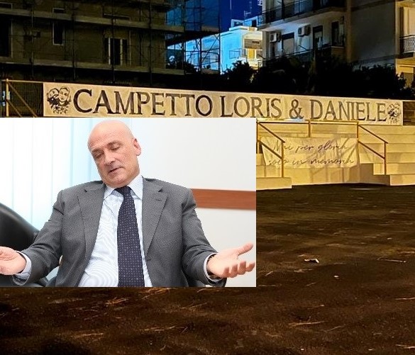 Campetto del parco Bognar “deturpato”? E’ scontro a distanza tra Figliolia e gli amici di Daniele Del Core e Loris Di Roberto