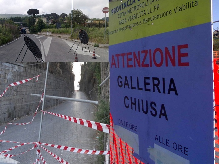 Tunnel Campiglione e Montagna Spaccata: altre novità su riapertura e chiusura