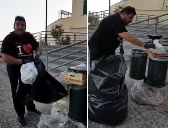 VIDEO/ “Io, ristoratore costretto a fare il ‘munnezzaro’ al posto del Comune…”