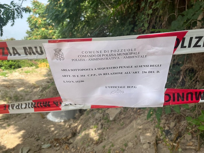 Scoperta e sequestrata una discarica abusiva a Monterusciello
