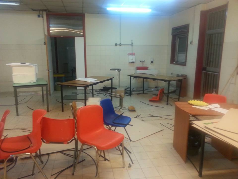 Toiano: devastata la sede della Croce Rossa