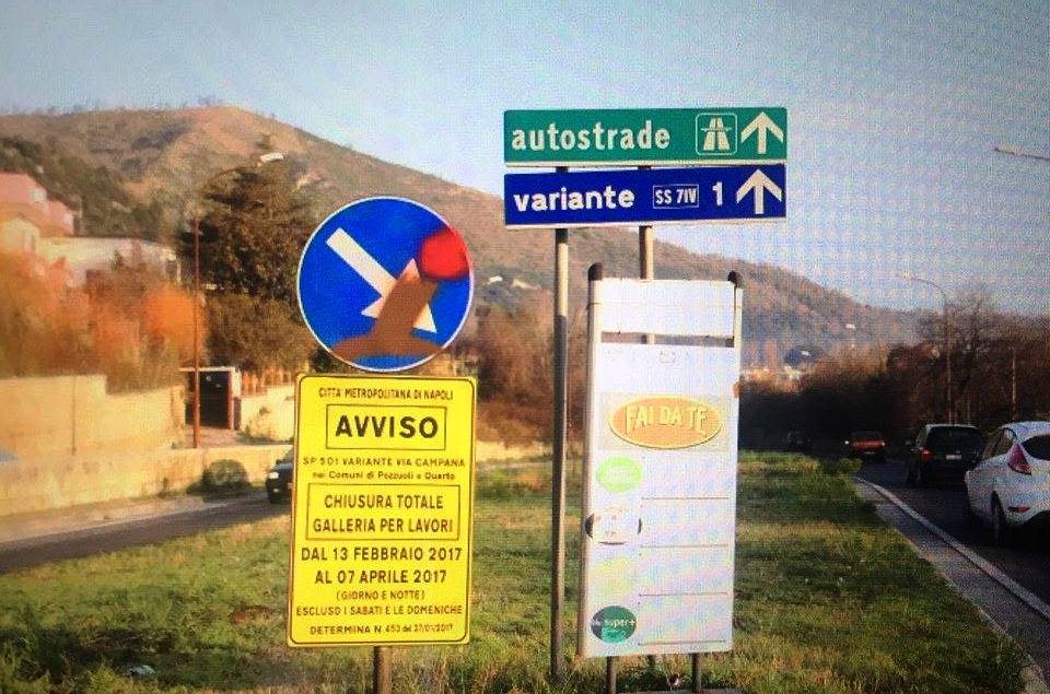 Tunnel Pozzuoli-Quarto: arriva lo stop ufficiale ai lavori